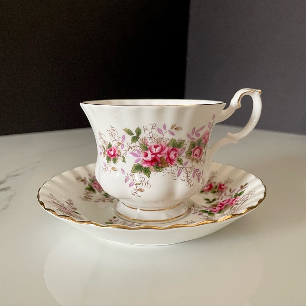 Lavender Rose Cup & Saucer by Royal Albert